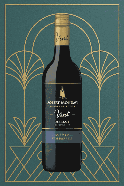 Robert Mondavi - Private Selection Rum Barrel Merlot