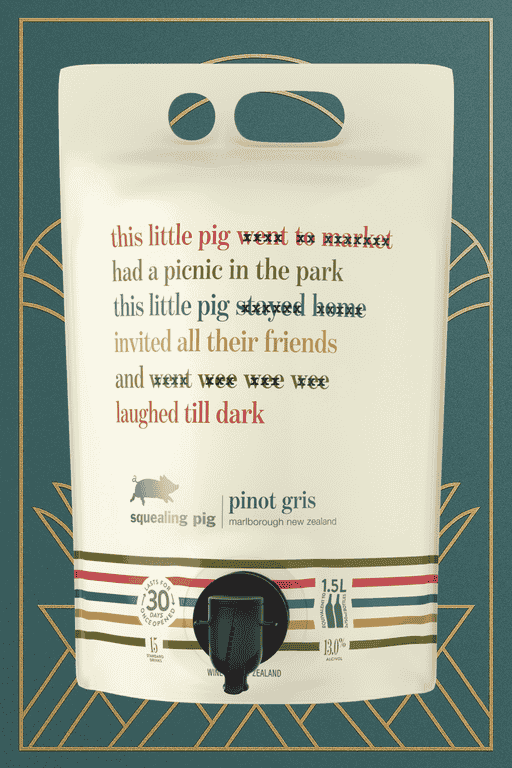 Squealing Pig - Pinot Gris Bagnum 1.5L